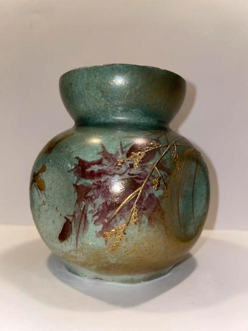 Vase céramique Clément Massier, Antiek en Kunst, Antiek | Keramiek en Aardewerk, Ophalen of Verzenden