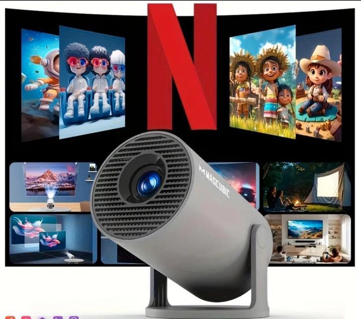 Mini projecteur Android Neuf, TV, Hi-fi & Vidéo, Projecteurs vidéo, Comme neuf, Enlèvement