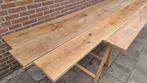 29m² - Oude Massief Eiken Vloer - 22cm breed, Doe-het-zelf en Bouw, Vloerdelen en Plavuizen, Ophalen, Gebruikt