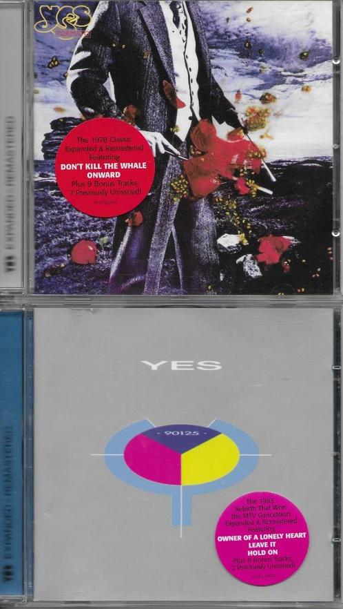 2 CD YES, Cd's en Dvd's, Cd's | Rock, Gebruikt, Progressive, Ophalen of Verzenden