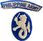 SUMMER DEAL patch US ww2 Philippine Army + tab, Verzamelen, Overige soorten