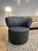 ÉTAT NEUF Fauteuil Rolf Benz 684 Pivotant Bleu Jean, 75 à 100 cm, Enlèvement ou Envoi, 75 à 100 cm, Tissus
