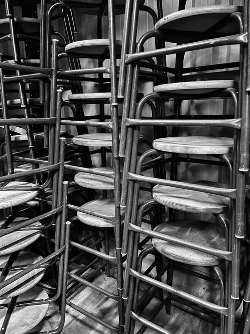 Franse Mulca krukken – industriële tabourets | 58cm (28stks), Huis en Inrichting, Krukjes, Gebruikt, Staal, Ophalen of Verzenden