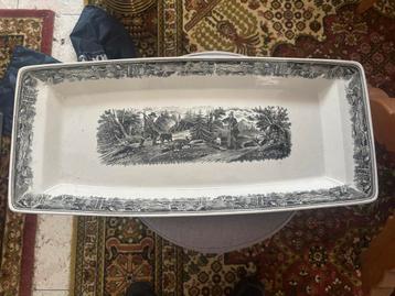 Antieke platou villeroy Boch mettlach beschikbaar voor biedingen