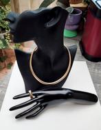 Set retro bronzen minimalistische juwelen jaren 70, Handtassen en Accessoires, Ophalen of Verzenden, Verstelbaar