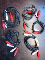 RCA/tulp audio kabels 1€/st, Ophalen, Nieuw
