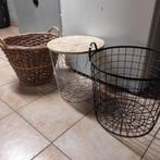 3 manden, Maison & Meubles, Accessoires pour la Maison | Plataux & Paniers, Enlèvement, Comme neuf, Rond, Panier