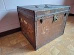 antieke reiskoffer, Antiek en Kunst, Antiek | Woonaccessoires, Ophalen