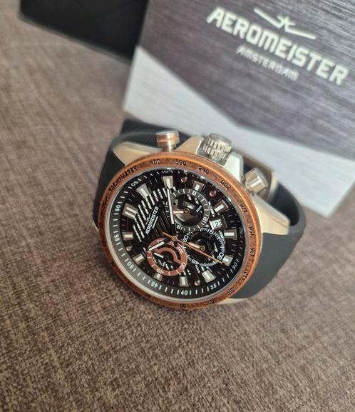 Aeromeister Driver AM5103, Handtassen en Accessoires, Horloges | Heren, Zo goed als nieuw, Polshorloge, Overige merken, Staal