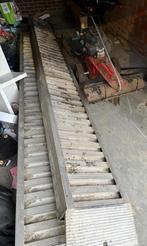 Oprijplaten te koop L: 3,85m 
B: 46cm, Ophalen, Zo goed als nieuw