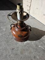 Antieke lamp met kurk voet, Ophalen of Verzenden, Zo goed als nieuw