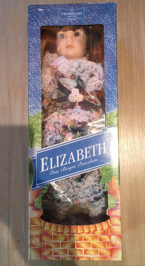 Poupée en porcelaine Elizabeth (The Promenade) NOUVELLE, Collections, Poupées, Neuf, Poupée, Enlèvement ou Envoi