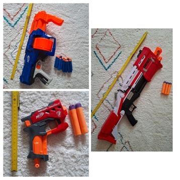 Set van 3 NERF  beschikbaar voor biedingen
