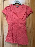 Mooie koraalrode blouse m38, Ophalen of Verzenden, Zo goed als nieuw, Maat 38/40 (M)