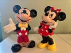 Mickey en Minnie originele beelden, Comme neuf, Mickey Mouse, Statue ou Figurine, Enlèvement ou Envoi