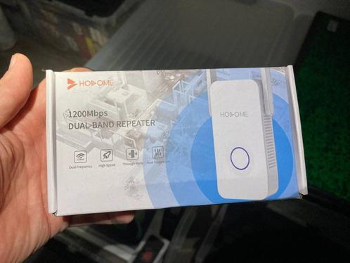 Hodome 1200Mbps Dual-Band WiFi Repeater, Computers en Software, WiFi-versterkers, Zo goed als nieuw, Ophalen of Verzenden