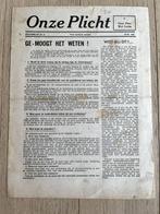 allerlei documenten Christelijke Volkspartij 1945 e.v., Politique, Utilisé, Enlèvement ou Envoi