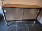 Mooie metalen schuifdeurkast dressoir., Ophalen of Verzenden, Zo goed als nieuw