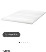 Tüssoy Topmatras Ikea, Huis en Inrichting, Ophalen, Tweepersoons, Zo goed als nieuw, Matras