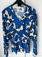 Mooie blouse - Villa - mt 38, Vêtements | Femmes, Blouses & Tuniques, Comme neuf, Taille 38/40 (M), Bleu, Enlèvement ou Envoi