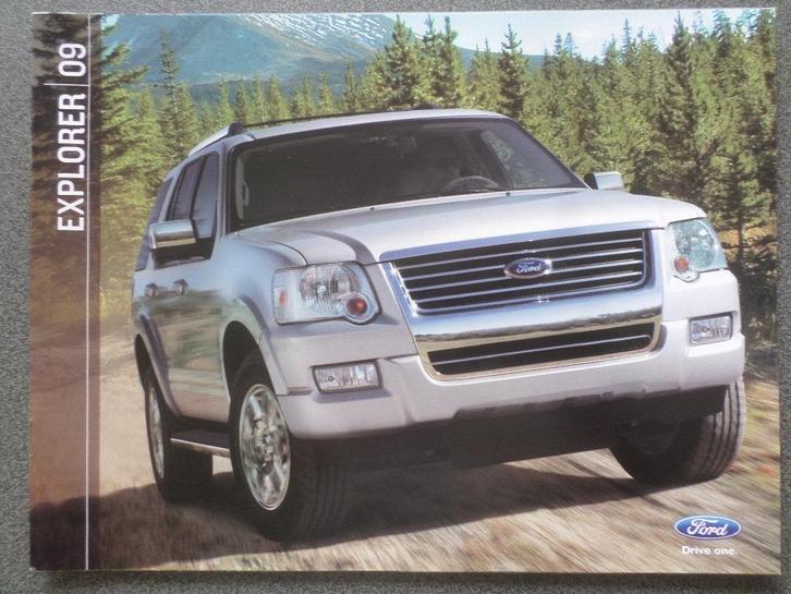 Ford Explorer 2009 Brochure, Boeken, Auto's | Folders en Tijdschriften, Ford, Ophalen of Verzenden