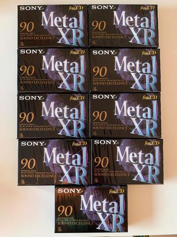 Sony XR/TDK Metal audio cassettebandjes geseald