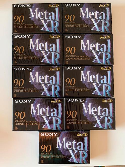Sony XR/TDK Metal audio cassettebandjes geseald, Cd's en Dvd's, Cassettebandjes, Ophalen of Verzenden