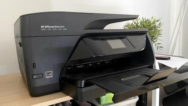 HP OfficeJet Pro 6970, Computers en Software, Printers, Gebruikt, Printer, Inkjetprinter, Faxen, Kleur printen, Kopieren, Scannen