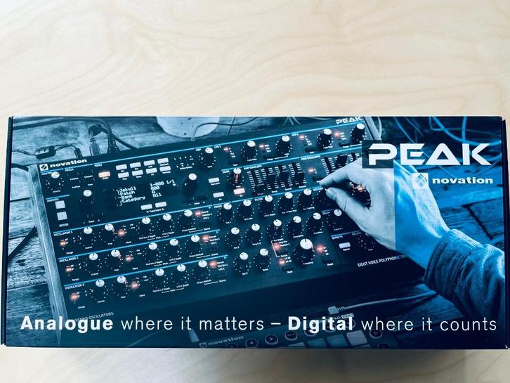 Novation Peak NIEUW in doos! (ongebruikt, ongeopend), Muziek en Instrumenten, Synthesizers, Nieuw, Overige aantallen, Novation
