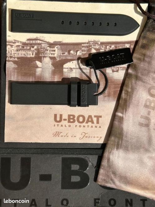 U-BOAT BRACELET MONTRE 20/20 NEUF, Bijoux, Sacs & Beauté, Montres | Hommes, Neuf, Montre-bracelet, Autres marques, Synthétique