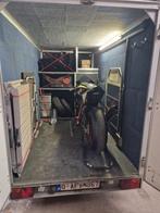 Ingerichte remork voor motorrijders, Auto diversen, Aanhangers en Bagagewagens, Ophalen of Verzenden, Zo goed als nieuw