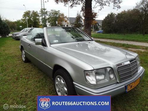 Mercedes E 200D Cabriolet 1994 | Route 66 auctions, Auto's, Oldtimers, Bedrijf, Te koop, ABS, Centrale vergrendeling, Mercedes-Benz