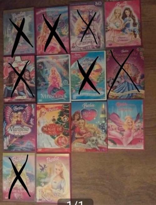 7 dvd barbie, Cd's en Dvd's, Dvd's | Kinderen en Jeugd, Nieuw in verpakking, Ophalen