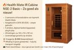 HEALTH MATE IR CABINE NSE-2 BASIC - 2 personen, Sport en Fitness, Sauna, Ophalen, Zo goed als nieuw, Infrarood, Complete sauna