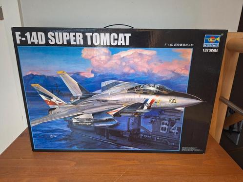 F-14 SUPER TOMCAT 1/32 trumpeter, Hobby en Vrije tijd, Modelbouw | Vliegtuigen en Helikopters, Nieuw, Vliegtuig, Groter dan 1:72