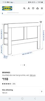 Brimnes hoofdeinde 160cm, Maison & Meubles, Chambre à coucher | Lits, 160 cm, Deux personnes, Enlèvement, Utilisé