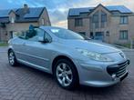 Peugeot 307cc cabriolet 2L benzine alles werkt perfect, Auto's, Peugeot, Automaat, Zwart, 4 cilinders, Leder