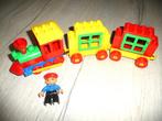DUPLO locomotief + 2 wagons, Kinderen en Baby's, Speelgoed | Duplo en Lego, Ophalen of Verzenden, Zo goed als nieuw, Duplo