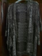 fijne  lange vest, speciale afwerking in slangenprint maat L, Ophalen of Verzenden, Zo goed als nieuw, Maat 42/44 (L), Bruin