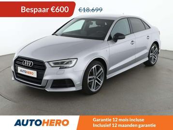 Audi A3 1.5 TFSI ACT ACT (année de construction 2018), Argent ou Gris, Achat, Boîte manuelle, Noir