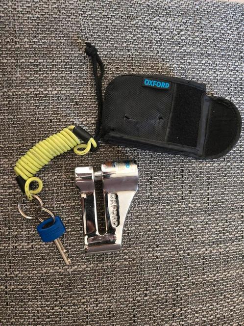 Oxford schijfremslot, Motoren, Accessoires | Sloten, Zo goed als nieuw, Ophalen of Verzenden
