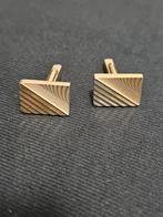 Goudkleurige manchetknopen, Ophalen of Verzenden