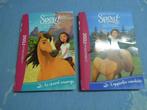 Lot de 2 livres - histoires de chevaux "Spirit", Ophalen, Zo goed als nieuw, Bibliothèque Rose, Fictie algemeen