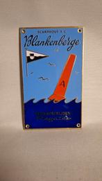 plaque publicitaire Scarphout Yachting Club Blankenberge, Collections, Marques & Objets publicitaires, Comme neuf, Enlèvement ou Envoi