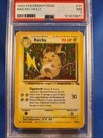 Raichu 14/62 - Fossil (PSA 7), Hobby en Vrije tijd, Verzenden, Gebruikt