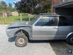 Golf 1 cabriolet carrosserie, interieur, motor, velgen, Auto's, Voorwielaandrijving, Stof, Zwart, Cabriolet