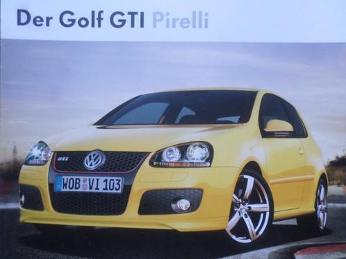 Volkswagen VW Golf GTI Pirelli Brochure, Boeken, Auto's | Folders en Tijdschriften, Volkswagen, Verzenden