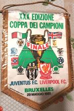 Liverpool Juventus 1985 heizeldrama prachtige wimpel, Enlèvement ou Envoi, Sport