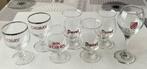 lot de 7 verres à bière galopins, Verzamelen, Glas en Drinkglazen, Ophalen, Nieuw, Bierglas