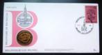 brussel 1000 jaar 1979 jubileum munt envelop 1 souverein, Ophalen of Verzenden, Brons